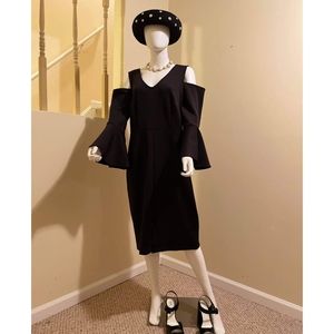 ELOQUII Cold Shoulder Dress